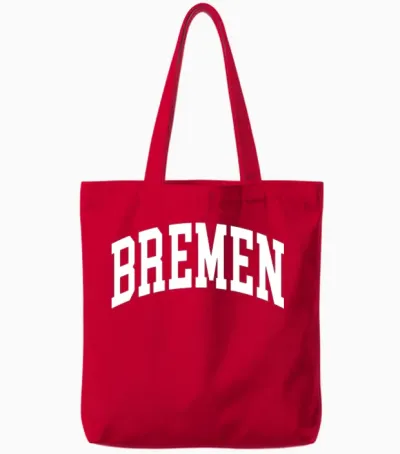 Bremen Tote Bags - Red