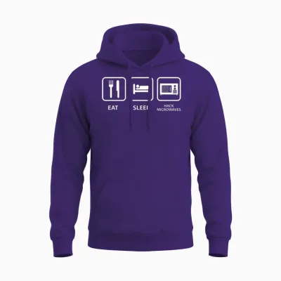 Hack Microwaves Unisex Hoodie - Purple