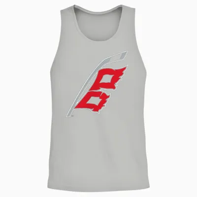 Carolina Hurricanes Front/back Black Nhl Officially Licensed Unisex Tank Top - Ash