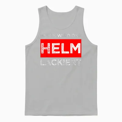 T-Shirt with German Text "tag Wird Der, Black Unisex Tank Top - Ash