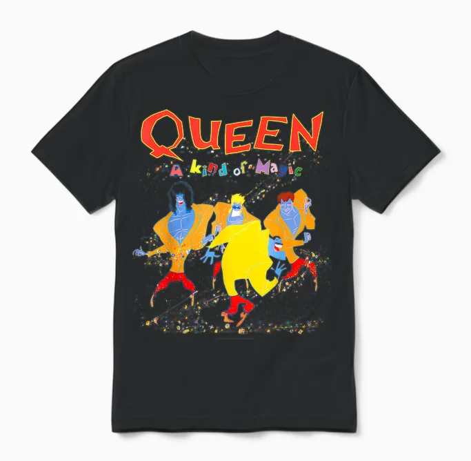Queen Official Art of Magic T-Shirt, Black, S Unisex T-Shirt in Black
