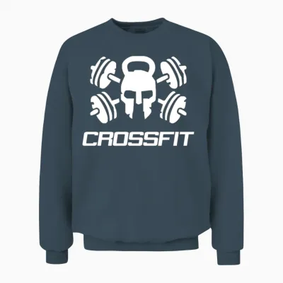 Crossfit Skull Unisex Sweatshirt - Dark Heather