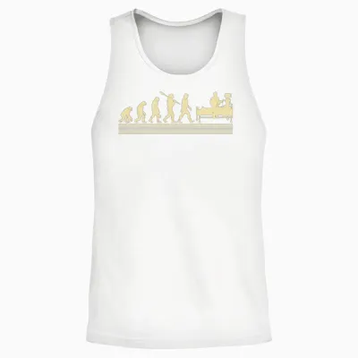 Respiratory Therapist Evolution Unisex Tank Top - White