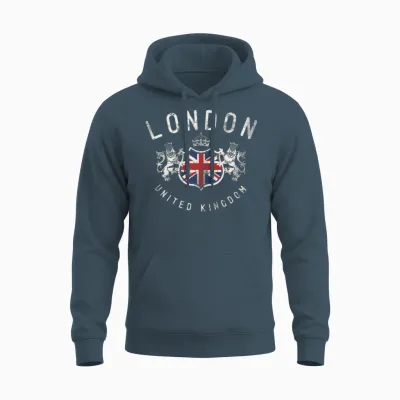 London Great Britain Unisex Hoodie - Dark Heather