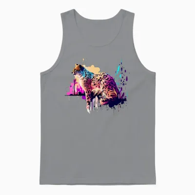 Guépard Unisex Tank Top - Sport Grey