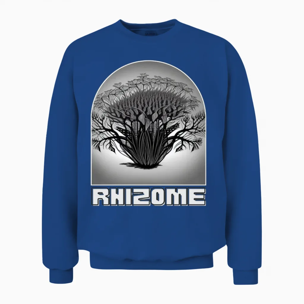 Green Getaway Unisex Sweatshirt in Royal