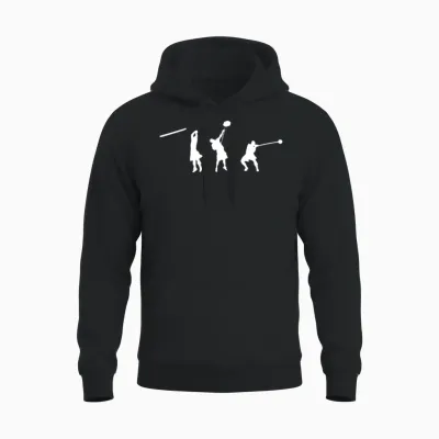 Silhouette, Three Events Unisex Hoodie - Black