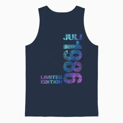 Limited Edition Juli 1986 Mann Frau 40. Geburtstag Unisex Tank Top - Navy