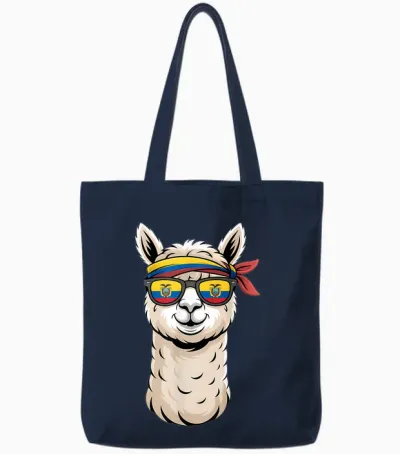 Drapeau De L'équateur Fierté équatorienne Tote Bags - Navy