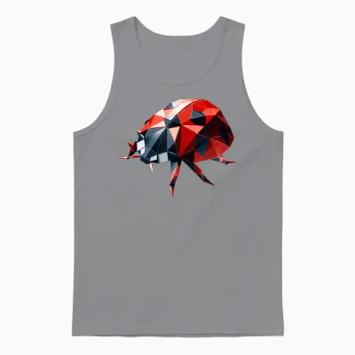Origami Art Ladybug Insects Ladybugs Unisex Tank Top - Sport Grey
