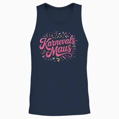 Carnival Mouse Carnival Cologne for Cologne Alaaf Carnival Mouse Unisex Tank Top - Navy