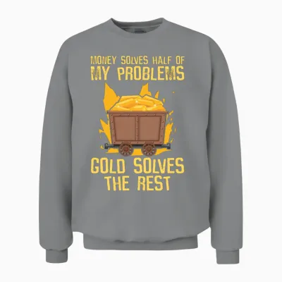 Gold Mining Unisex Sweatshirt - Sport Grey