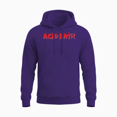 Acid Bath Band Unisex Hoodie - Purple
