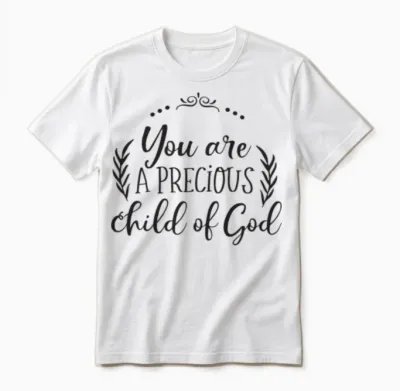 You Are a Precious Child of God Unisex T-Shirt - White