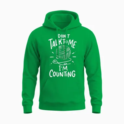 Crochet Crocheting Unisex Hoodie - Irish Green