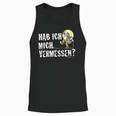 Herr Hüpenbecker - Hab Ich Mich Vermessen? T-Shirt, Black Unisex Tank Top - Black