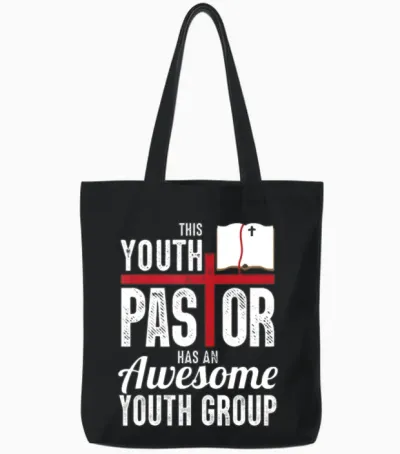 Cool Youth Pastor Art Women Tote Bags - Black