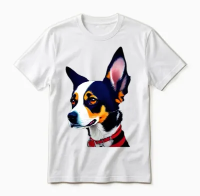 Funny Dog Unisex T-Shirt - White
