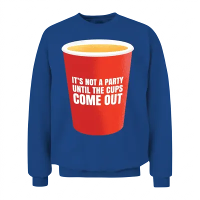Funny Beer Pong King Beer Pong Party Unisex Sweatshirt - Royal