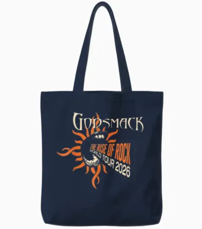 Godsmack the Rise of Rock Itin Tote Bags - Navy
