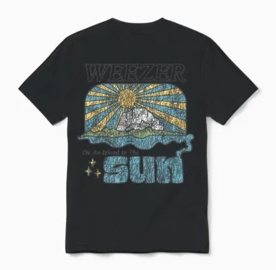 Weezer - Island in the Sun Unisex T-Shirt - Black