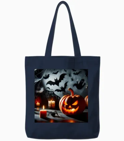 Enchanting Hallow Design: Perfect for Unique and S Tote Bags - Navy