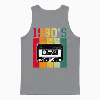 Retro - 1990s Unisex Tank Top - Sport Grey