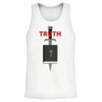 Truth Unisex Tank Top - White – 2