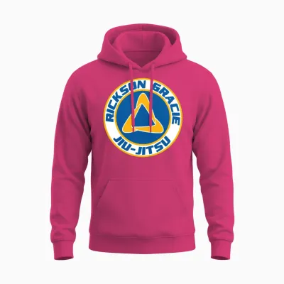 Rickson Gracie Jiu-Jitsu Unisex Hoodie - Heliconia