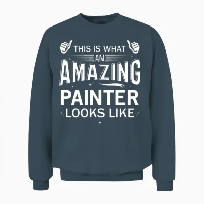 Amazing Painter Unisex Sweatshirt - Dark Heather