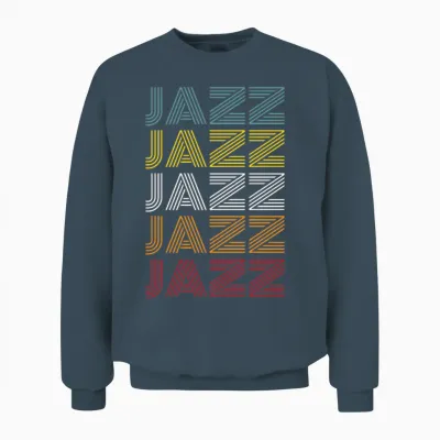 Jazz Retro Unisex Sweatshirt - Dark Heather