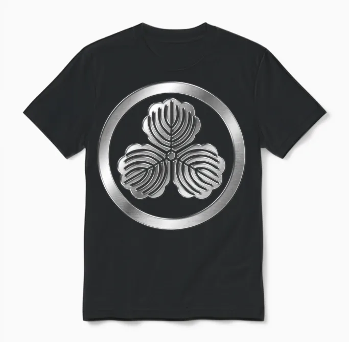 Shima Clan Kamon Unisex T-Shirt in Black