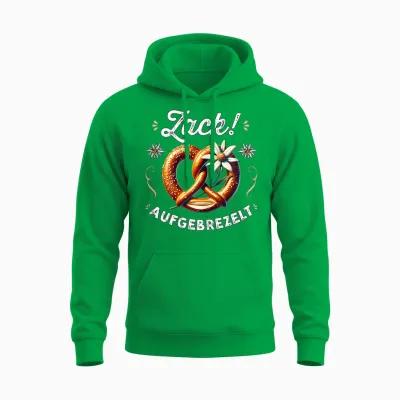 Passend Für Oktoberfest T-Shirt Damen Trachtenshirt Trachten Unisex Hoodie - Irish Green
