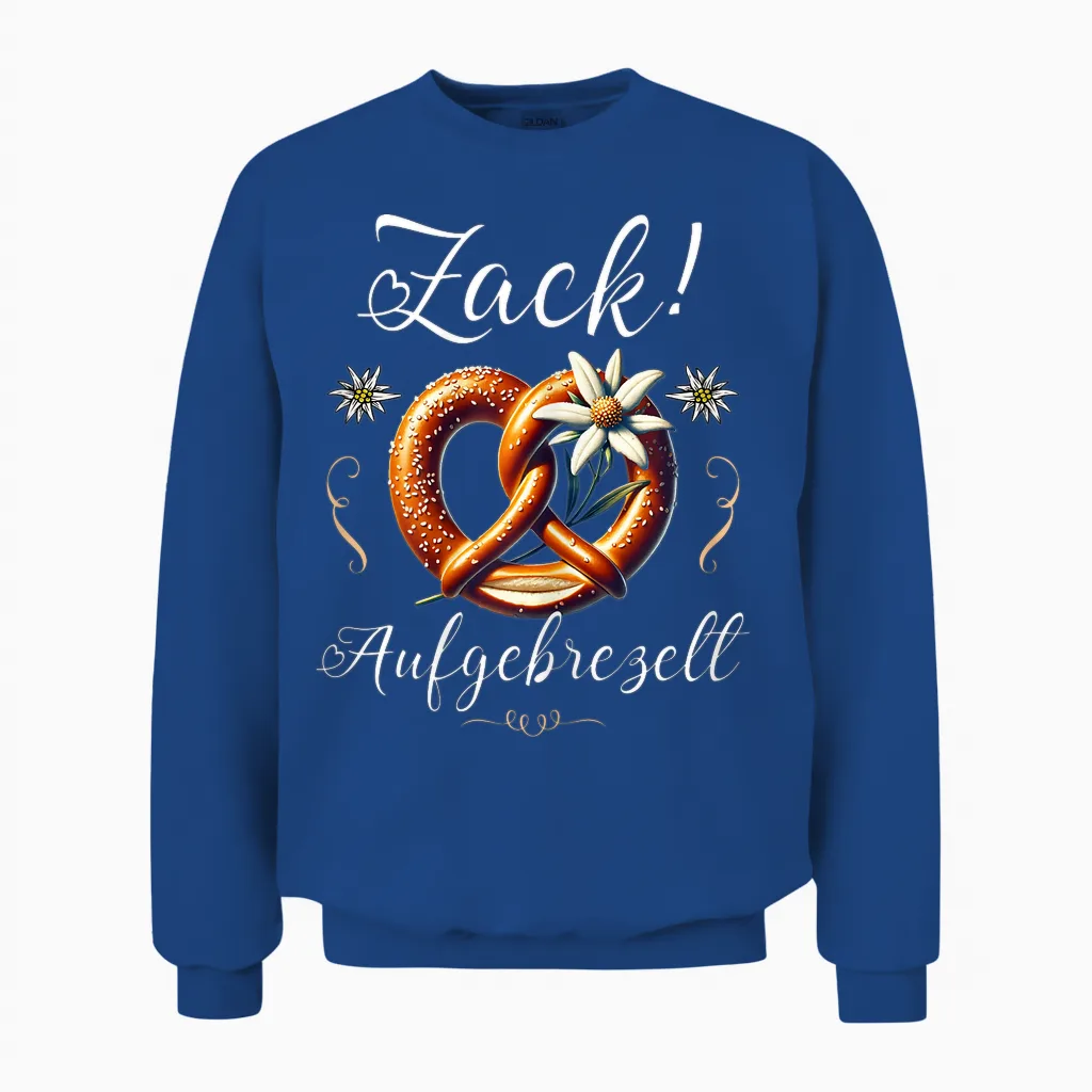 Women's Dirndl Shirt Suitable for Oktoberfest Unisex Sweatshirt in Royal