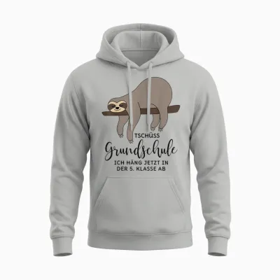 5. Klasse Realschule Gymnasium / Grundschule Abschluss 2026 Unisex Hoodie - Ash