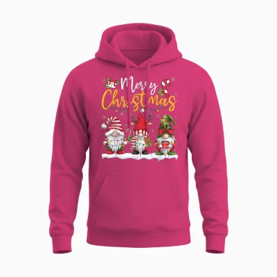 Christmas Gnomes for Christmas Lovers, Family, Men, Women, Unisex Hoodie - Heliconia