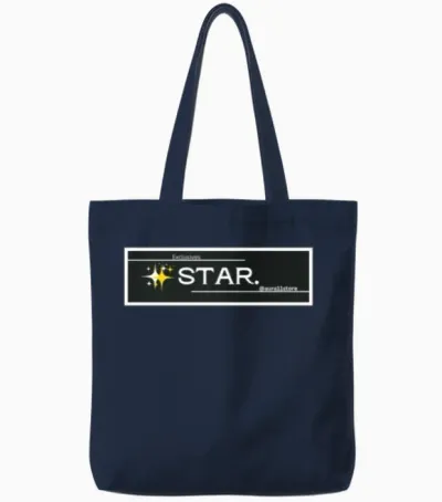 Stellar Dreams Luxury Brand Tote Bags - Navy
