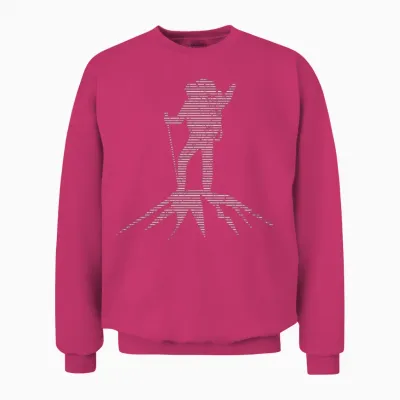 Hiking Unisex Sweatshirt - Heliconia