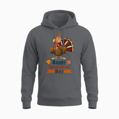 Thanksgiving Day Unisex Hoodie - Charcoal