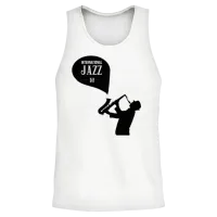 Jazz Music Improvisation Festival Unisex Tank Top - White – 2