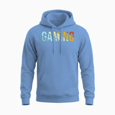 Gaming Retro Unisex Hoodie - Carolina Blue
