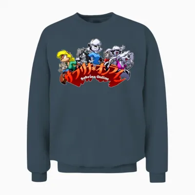 Sabrina Online Japanese Logo Unisex Sweatshirt - Dark Heather