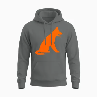 Dog 01 Unisex Hoodie - Graphite Heather