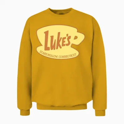 Luke's Diner Logo Unisex Sweatshirt - Gold
