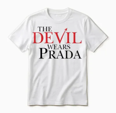 Devil Wears Prada Logo Unisex T-Shirt - White