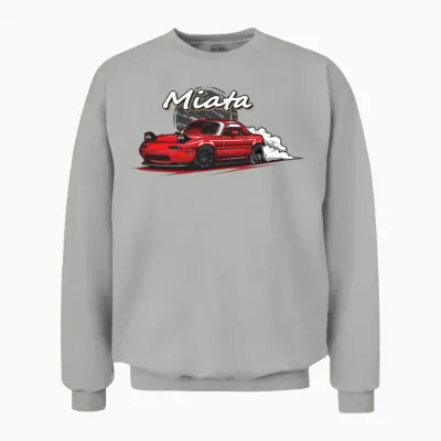 Mazda Mx5 Miata Unisex Sweatshirt - Ash