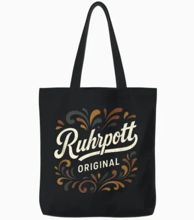 Ruhrpott Original - Ruhrpott Ruhrgebiet Pott Tote Bags - Black