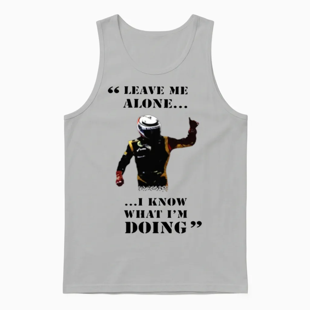 Kimi Raikkonen Logo Unisex Tank Top in Ash