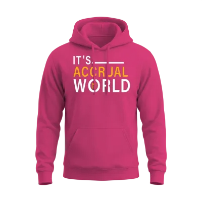 It's Accrual World Funny Accounting & Accountant Unisex Hoodie - Heliconia