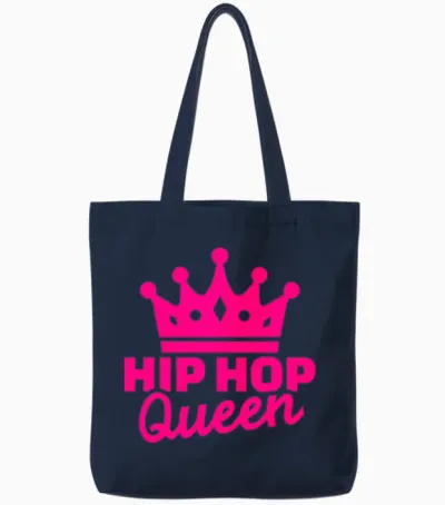 Hip Hop Tote Bags - Navy
